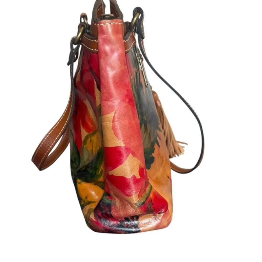 Patricia Nash Poppy Multi print handbag new without tags - Picture 9 of 14